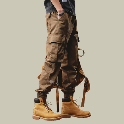 Hadryan | Herren-Cargohose mit geradem Schnitt, lockerer Passform und robustem Design