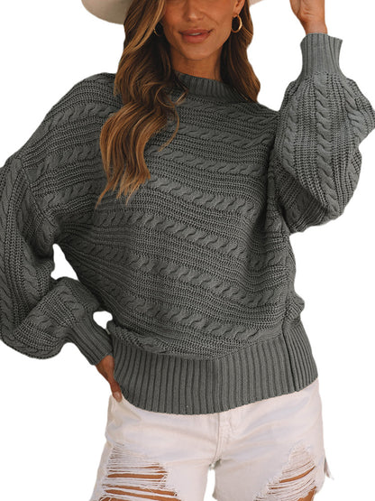 Farah | Damen Strickpullover mit Twist-Design