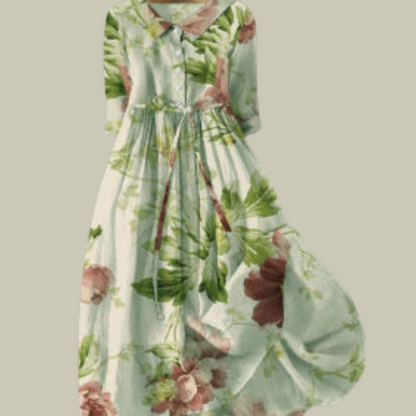 Nyress | Midikleid mit blumenmuster in pastelltönen