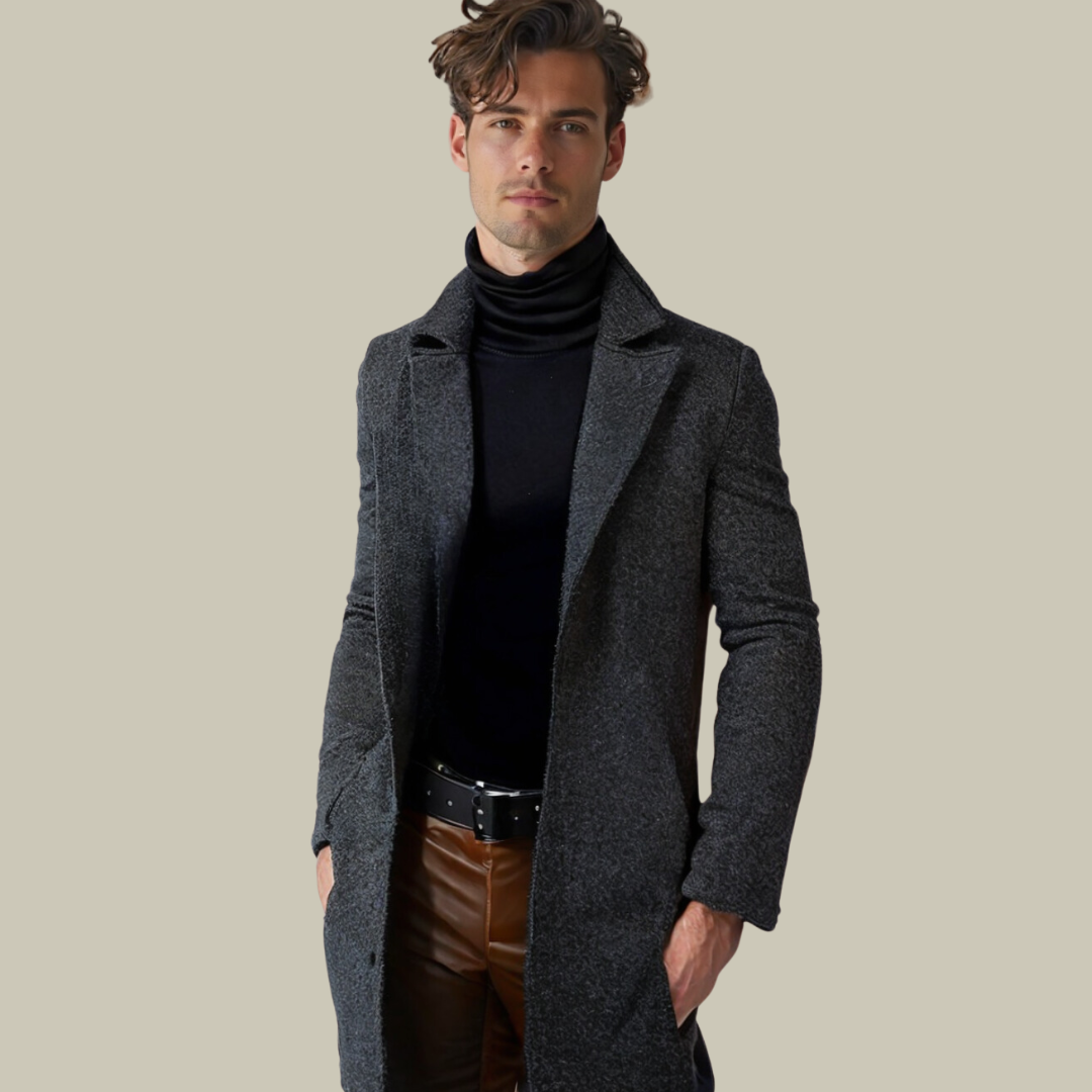 Genaro - Trench largo para hombre para la primavera