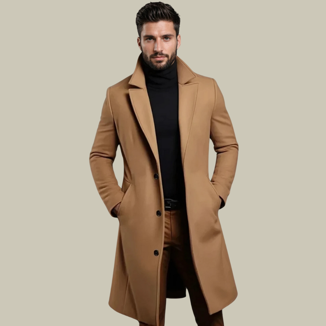 Genaro - Trench largo para hombre para la primavera