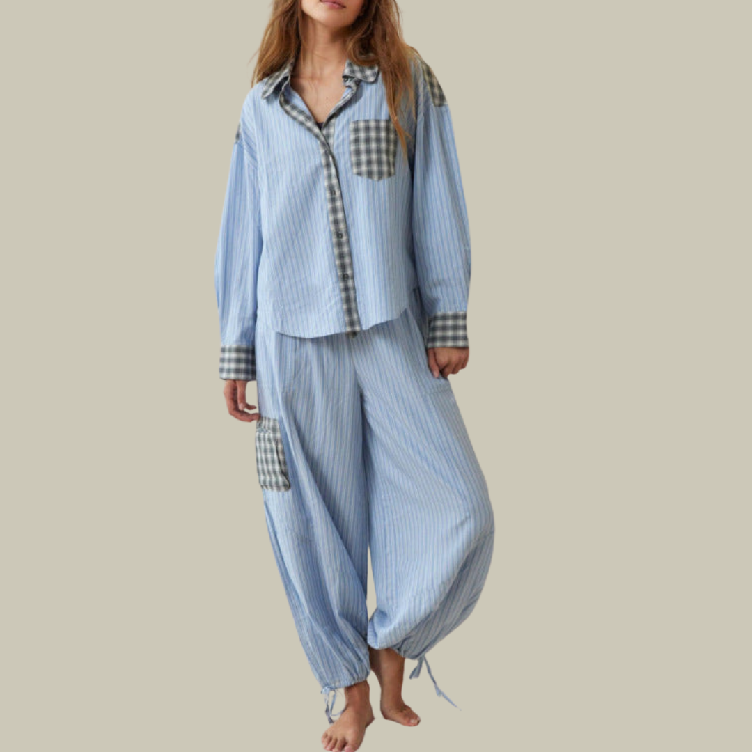 Vyvvia | Lässiges 2-teiliges Pyjama-Set