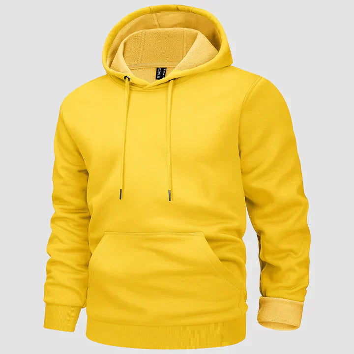 Sebastian | Gefütterter Hoodie für Herren mit Kängurutasche und Kapuze