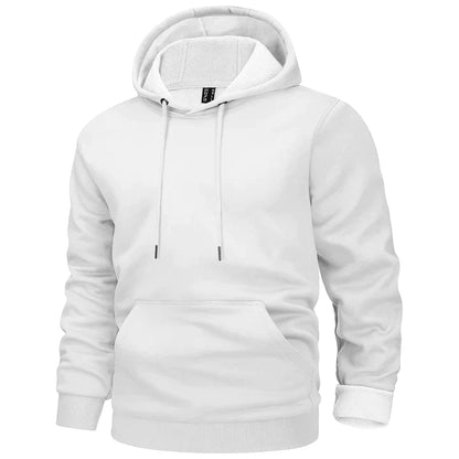 Sebastian | Gefütterter Hoodie für Herren mit Kängurutasche und Kapuze