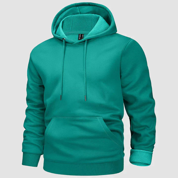 Sebastian | Gefütterter Hoodie für Herren mit Kängurutasche und Kapuze