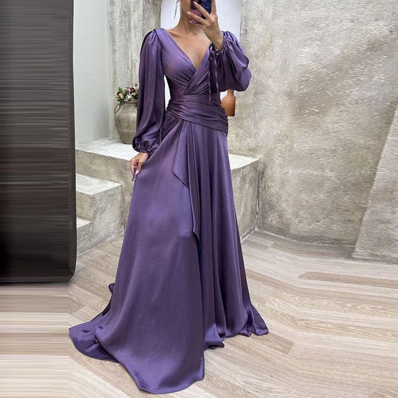 Saori | Rüschen-maxikleid für anlässe